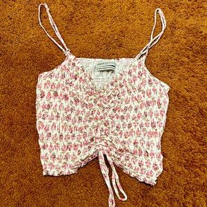 Floral crop top